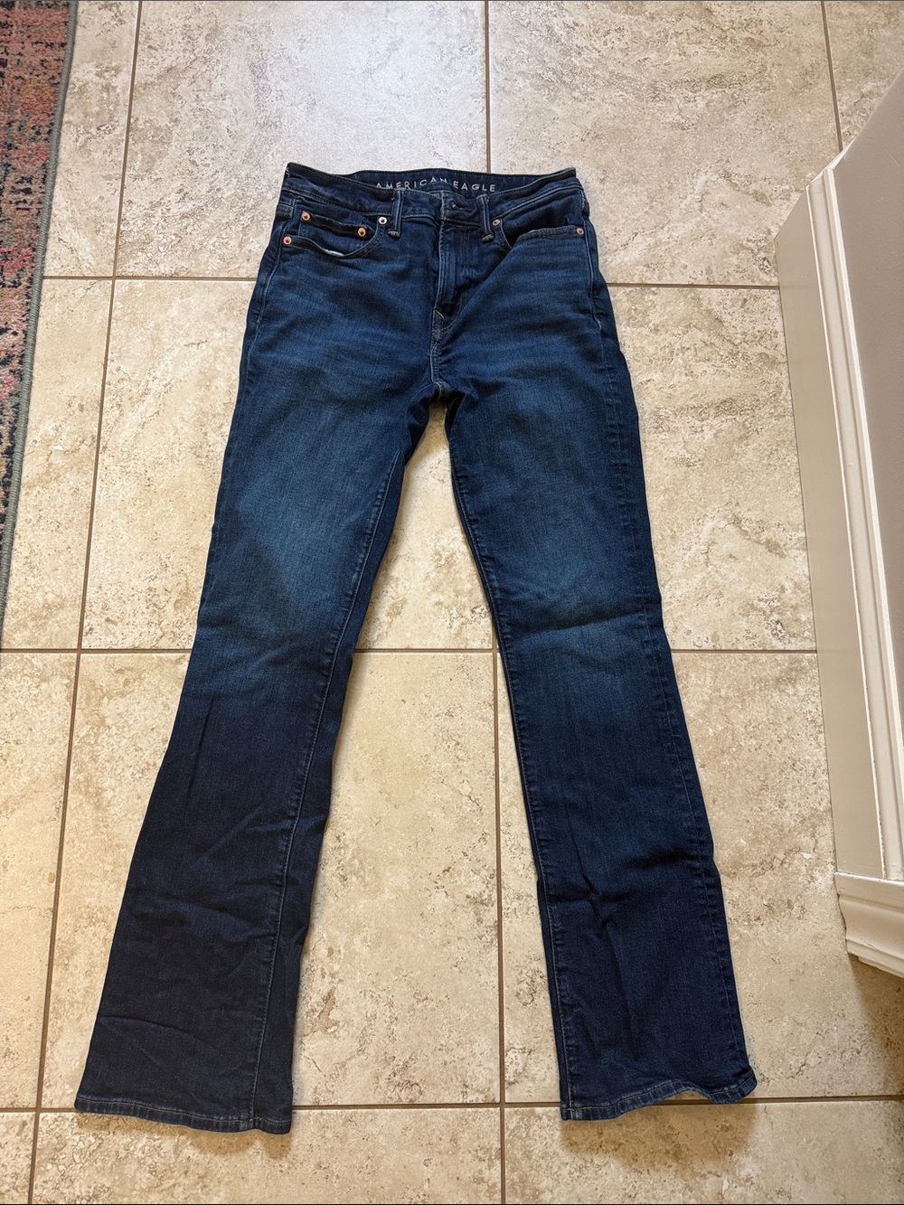 American Eagle Outfitters Dark Blue Bootcut Jeans